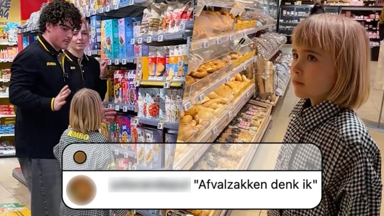 Jumbo maakt kind voor één dag manager en zij neemt haar taak erg serieus